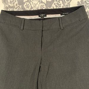 LOFT Julie Trousers women, gray color, size 8 petite